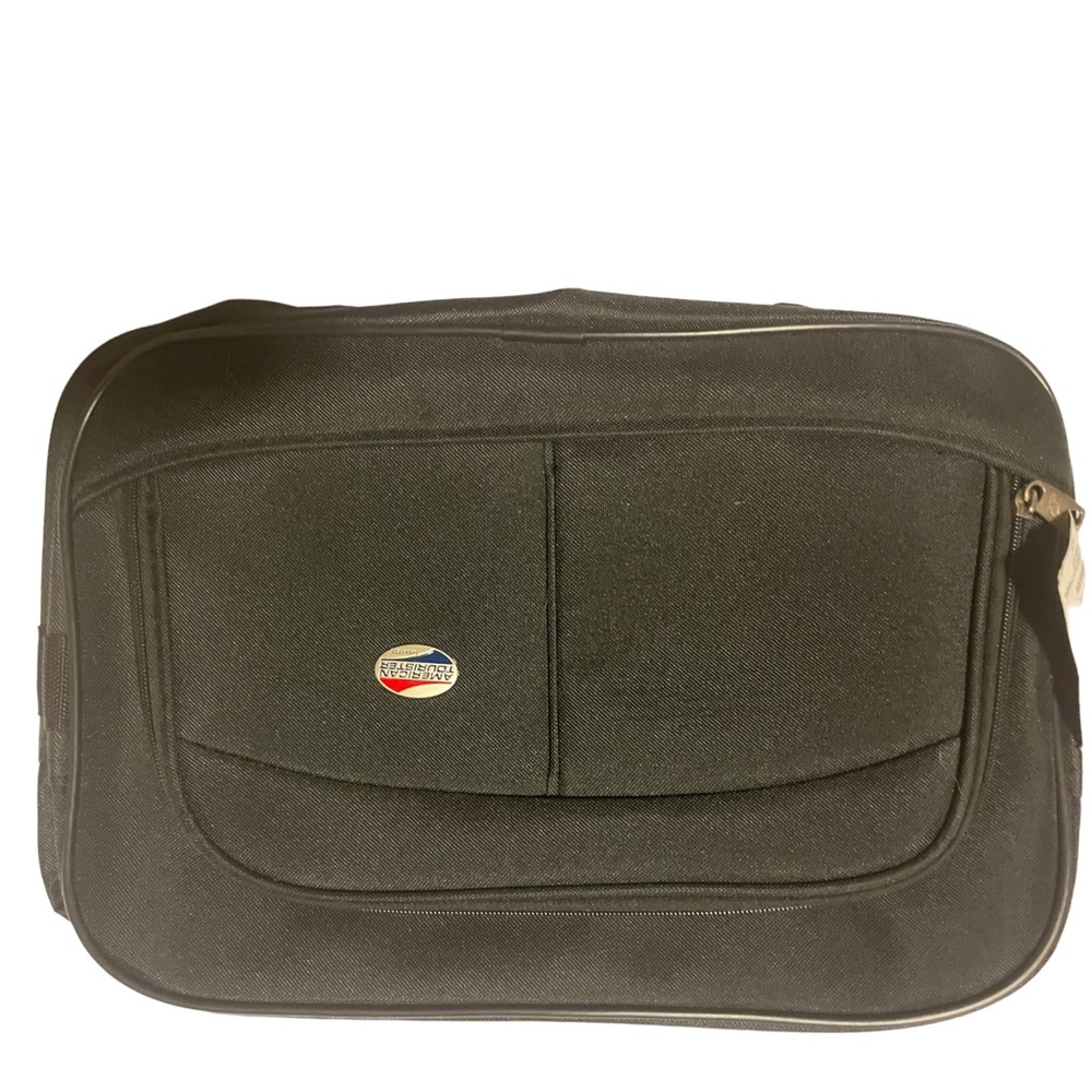 American Tourister vinyl travel tote with adjustable strap NWT